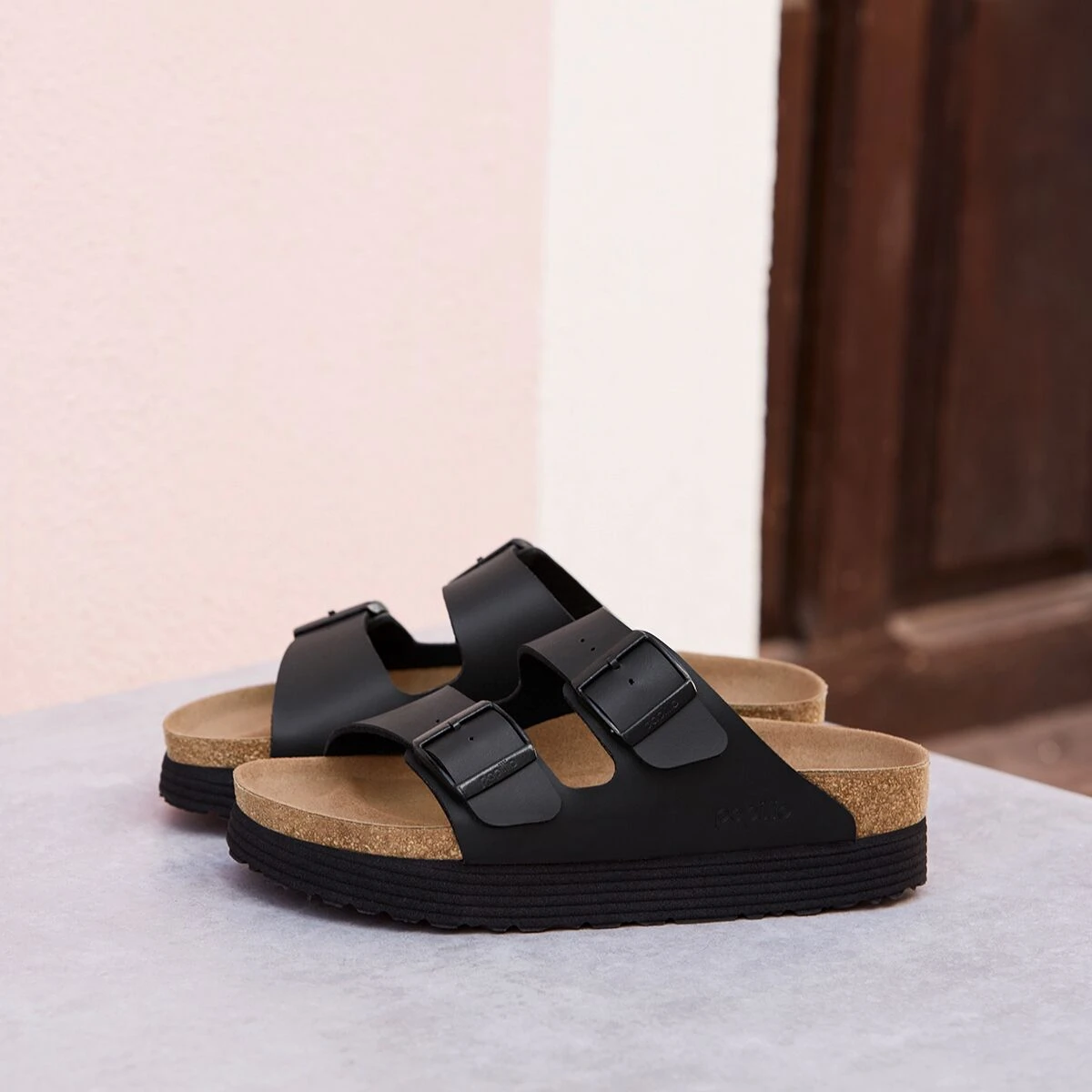 Birkenstock Arizona Platform Vegan Narrow Sandal - Women's 4 Birkenstock Arizona Platform Vegan Narrow Sandal - Women's - Image 4