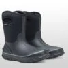 Cloud Mid Black Boot - Women's
