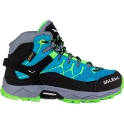 SALEWA Alp Trainer Mid GTX Hiking Boot - Toddlers' -Outdoor Shoe Store BLDAFLGR