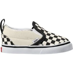 Vans Checkerboard Slip-On V Shoe - Toddlers' -Outdoor Shoe Store CHBLTRWH