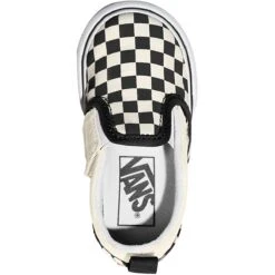 Vans Checkerboard Slip-On V Shoe - Toddlers' -Outdoor Shoe Store CHBLTRWH D2