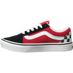 Vans Checkerboard ComfyCush Old Skool Shoe - Boys' -Outdoor Shoe Store CHEBLARED D3