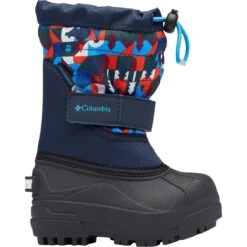 Columbia Powderbug Plus II Print Snow Boot - Toddler Boys' -Outdoor Shoe Store CONASTBL