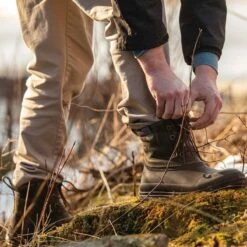 Muck Boots Originals Leather Duck Lace Boot - Men's -Outdoor Shoe Store DAOLDABRPLWO D4