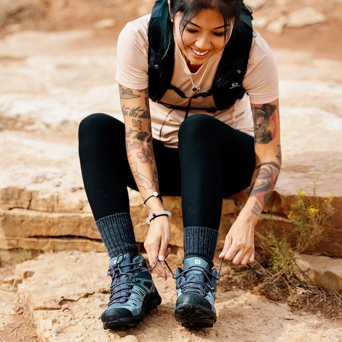 Salomon X Ultra Pioneer Mid CSWP Hiking Boot - Women's 10 Salomon X Ultra Pioneer Mid CSWP Hiking Boot - Women's - Image 10