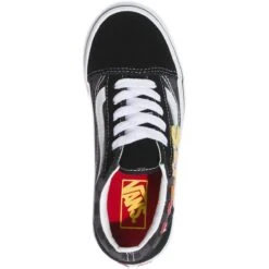 Vans Flame Old Skool V Skate Shoe - Toddlers' -Outdoor Shoe Store FLLOREBLMU D2