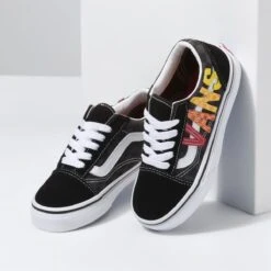 Vans Flame Old Skool V Skate Shoe - Toddlers'