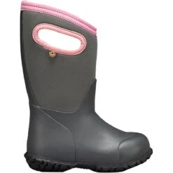 BOGS York Solid Boot - Kids' -Outdoor Shoe Store GRA 1