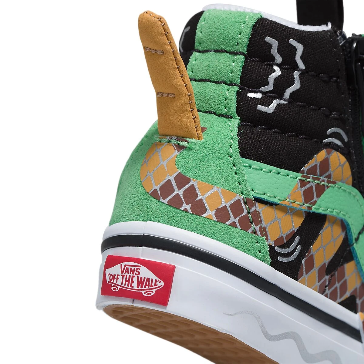 Vans Sk8-Hi Reissue Side-Zip Snake Shoe - Toddlers' 4 Vans Sk8-Hi Reissue Side-Zip Snake Shoe - Toddlers' - Image 4