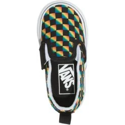 Vans Gradient Rainbow Slip-On V Shoe - Toddlers' -Outdoor Shoe Store GRRACHBL D4