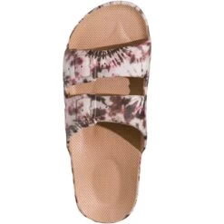 Freedom Moses Two Band Print Slide Sandal -Outdoor Shoe Store JOPCAM D4