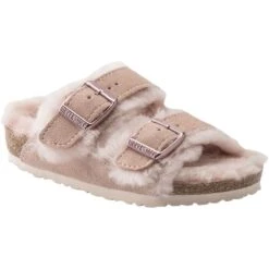 Birkenstock Arizona Shearling Lined Sandal - Kids' -Outdoor Shoe Store LIROLIRO
