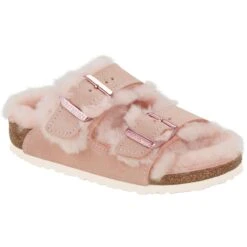 Birkenstock Arizona Shearling Lined Sandal - Kids' -Outdoor Shoe Store LIROLIRO D2