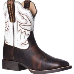 Ariat Sorting Pen Western Boot - Kids' -Outdoor Shoe Store MAMACLWH D4