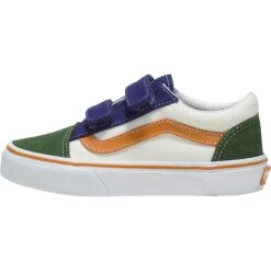 Vans Old Skool V Shoe - Kids' -Outdoor Shoe Store MULTRUWHI