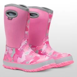Pink Stampede Boot - Kids' -Outdoor Shoe Store PINMUL D1