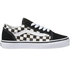 Vans Old Skool Shoe - Kids' -Outdoor Shoe Store PRCHBLWH 2