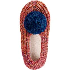 Super Mix Pom Rib Slippers