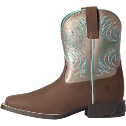 Ariat Storm Western Boot - Kids' -Outdoor Shoe Store RICLMEBR D4