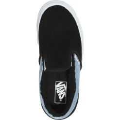 Vans Sherpa Suede Classic Slip-On Shoe - Kids' -Outdoor Shoe Store SHSUASBL D4