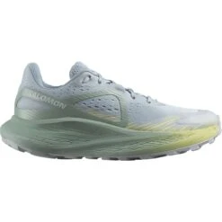 Salomon Glide Max Trail Running Shoe - Women's -Outdoor Shoe Store STBLGRGRPEBL