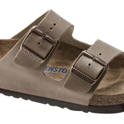 Birkenstock Arizona Soft Footbed Leather Sandal - Men's -Outdoor Shoe Store TOBOILLEA D19