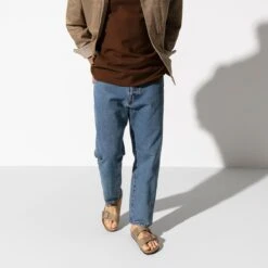 Birkenstock Arizona Soft Footbed Leather Sandal - Men's -Outdoor Shoe Store TOBOILLEA D24