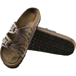 Birkenstock Granada Soft Footbed Leather Narrow Sandal - Women's