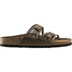 Birkenstock Granada Soft Footbed Leather Narrow Sandal - Women's -Outdoor Shoe Store TOB D6